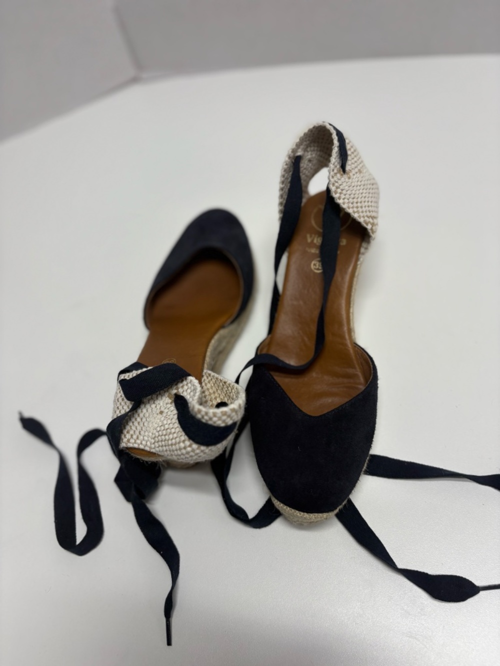 Viguera Valencian-Style Espadrilles With Jute Wedge - Size 39 (8.5 US) - Picture 12 of 14